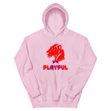 Playful AF Bubble Red & Purple (Unisex) Hoodie