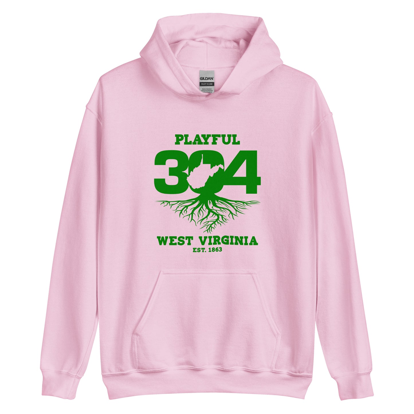 Playful WV - Green (Unisex) Hoodie