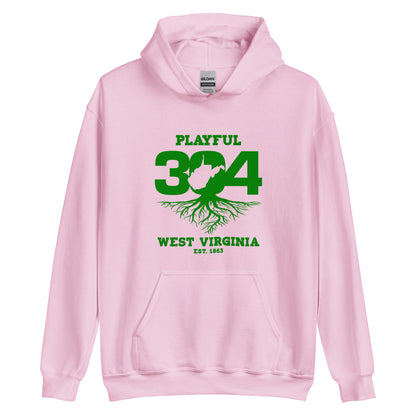 Playful WV - Green (Unisex) Hoodie