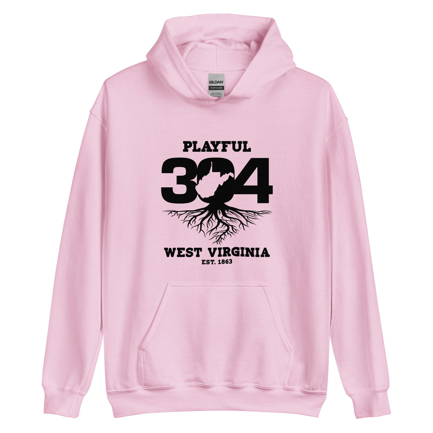Playful WV - Black (Unisex) Hoodie