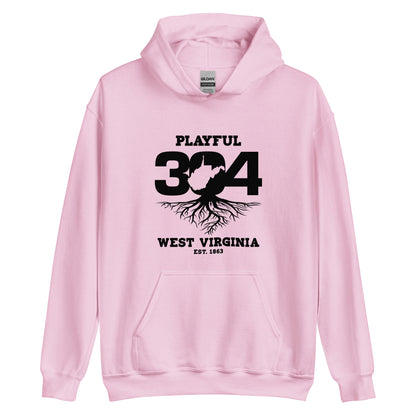 Playful WV - Black (Unisex) Hoodie