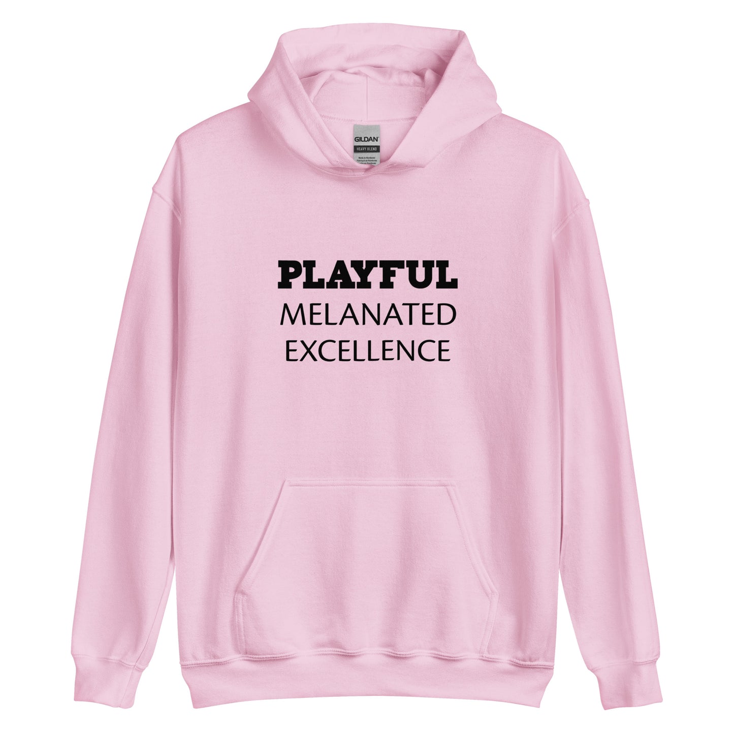 Playful Melanated Excellence (Unisex) Hoodie