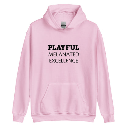 Playful Melanated Excellence (Unisex) Hoodie