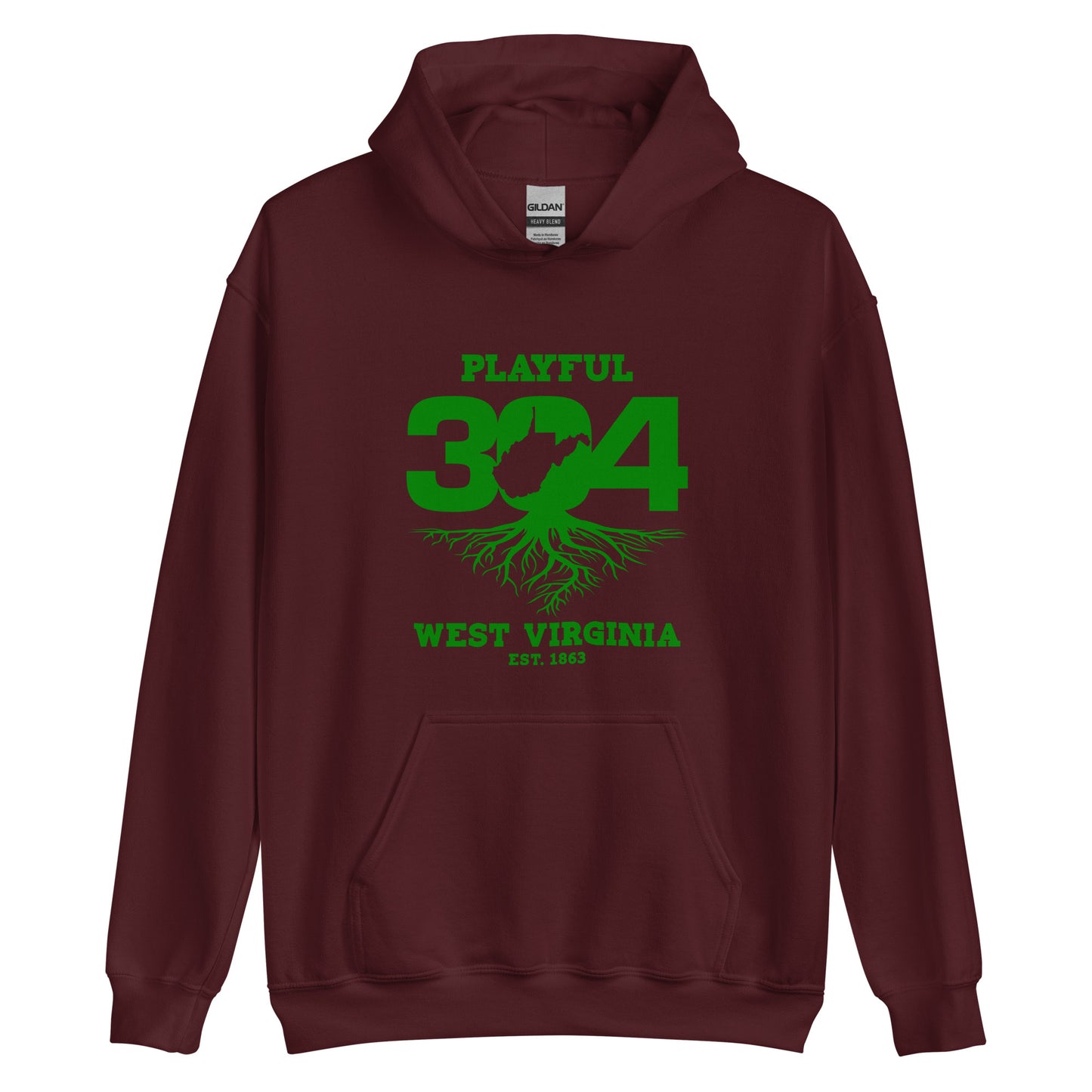 Playful WV - Green (Unisex) Hoodie