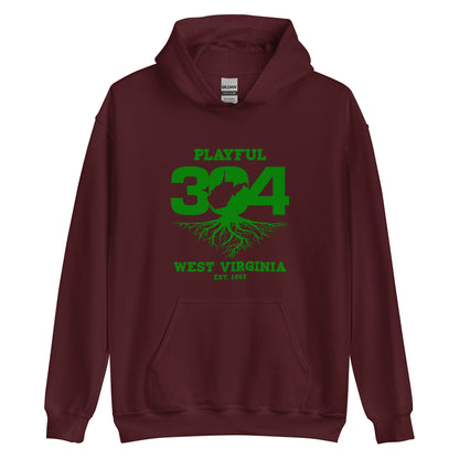 Playful WV - Green (Unisex) Hoodie
