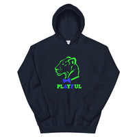Playful AF Green/Blue (Unisex) Hoodie