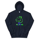 Playful AF Green/Blue (Unisex) Hoodie