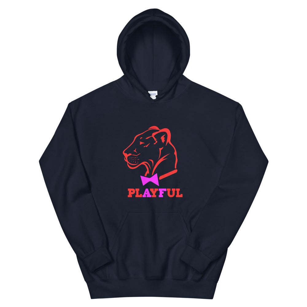 Playful AF Red/Fuchsia (Unisex) Hoodie
