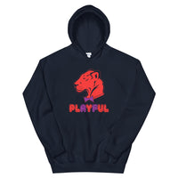 Playful AF Bubble Red & Purple (Unisex) Hoodie