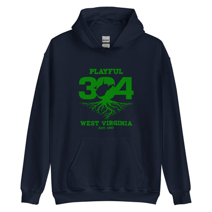 Playful WV - Green (Unisex) Hoodie