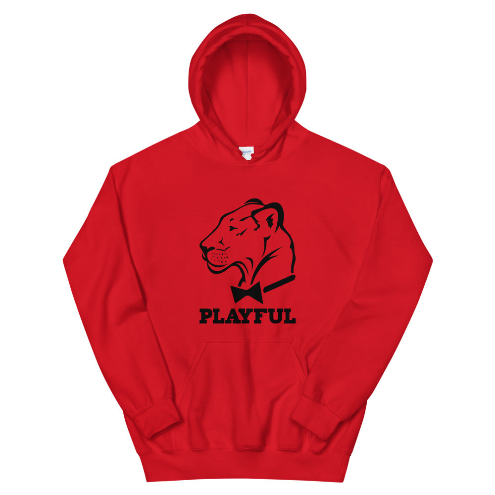 Playful Classic Black Logo (Unisex) Hoodie