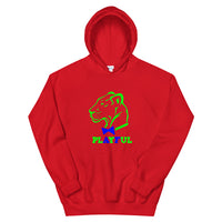 Playful AF Green/Blue (Unisex) Hoodie