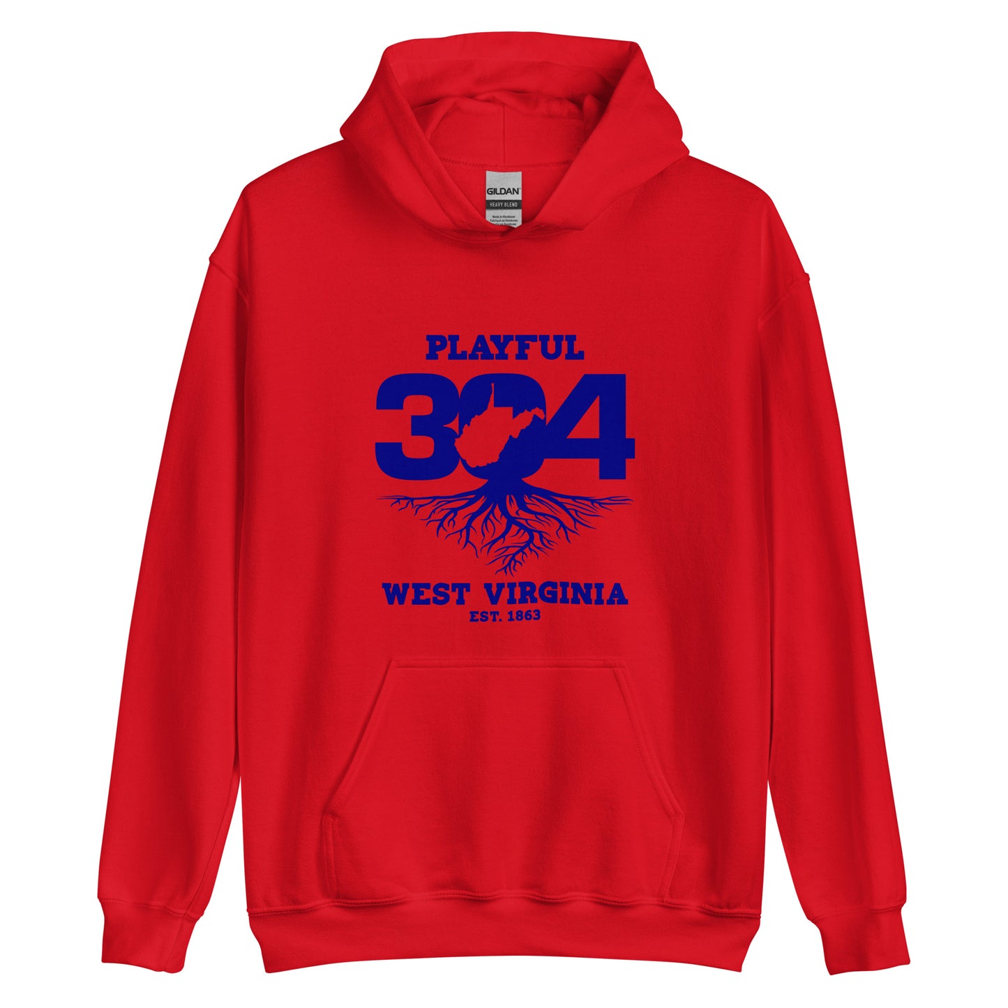 Playful WV - Blue (Unisex) Hoodie