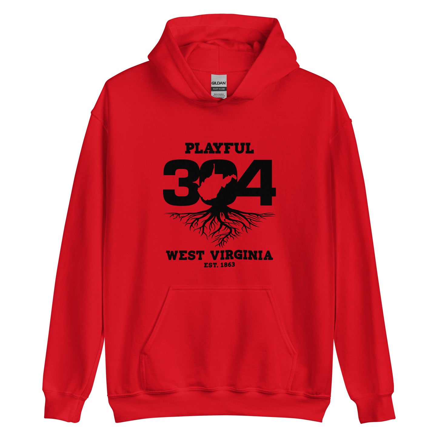 Playful WV - Black (Unisex) Hoodie