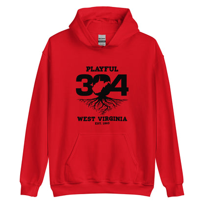 Playful WV - Black (Unisex) Hoodie