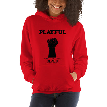 Playful Unapologetically Black (Unisex) Hoodie