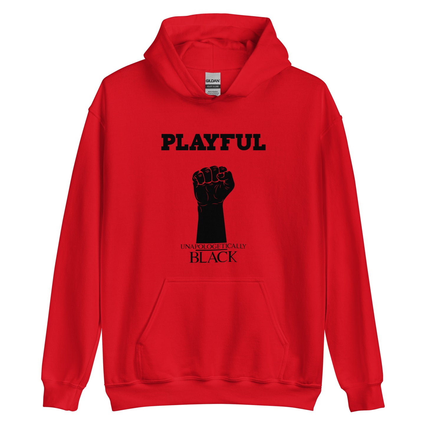 Playful Unapologetically Black (Unisex) Hoodie