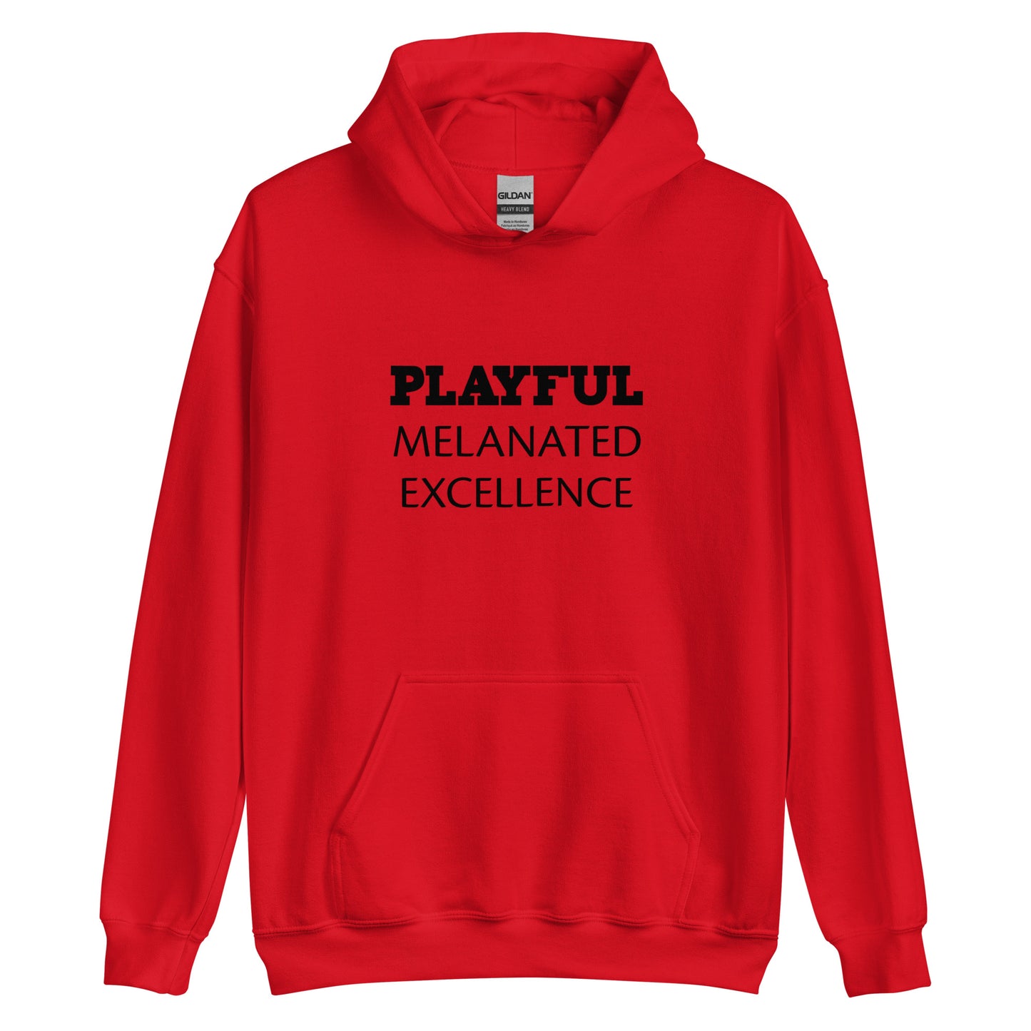 Playful Melanated Excellence (Unisex) Hoodie