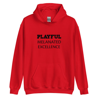Playful Melanated Excellence (Unisex) Hoodie