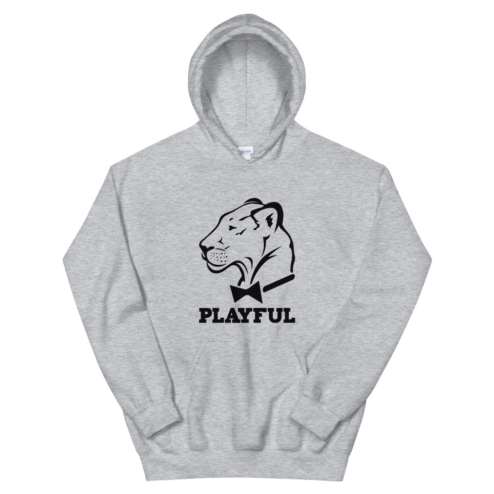 Playful Classic Black Logo (Unisex) Hoodie
