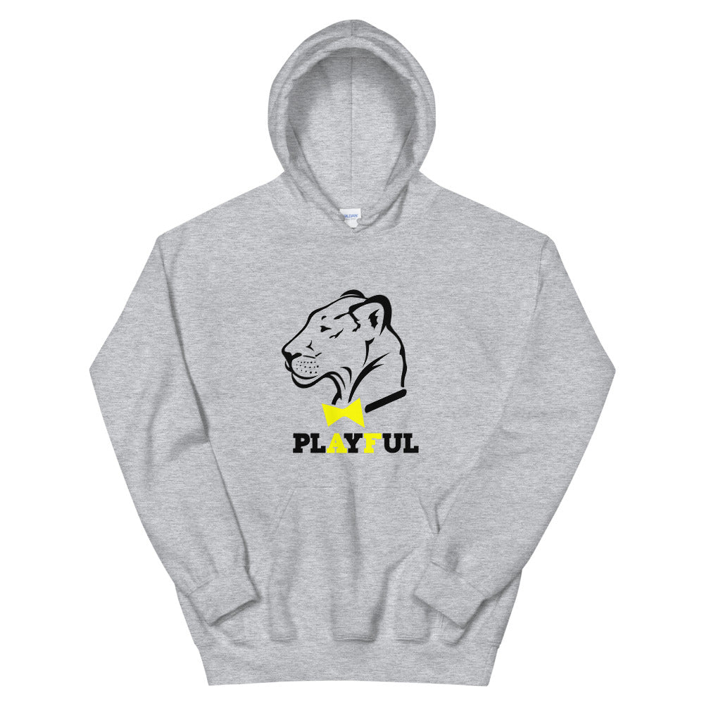 Playful AF Black/Yellow (Unisex) Hoodie