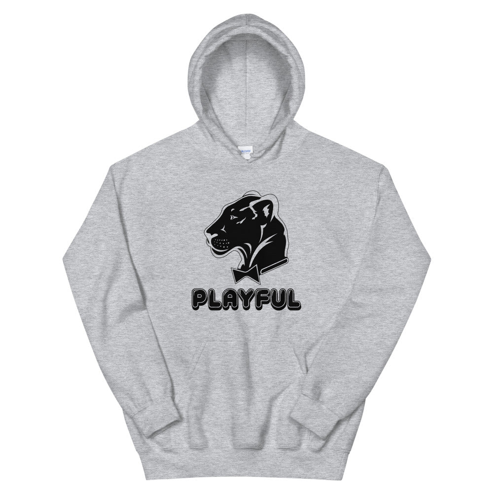 Playful Bubble Black Logo (Unisex) Hoodie
