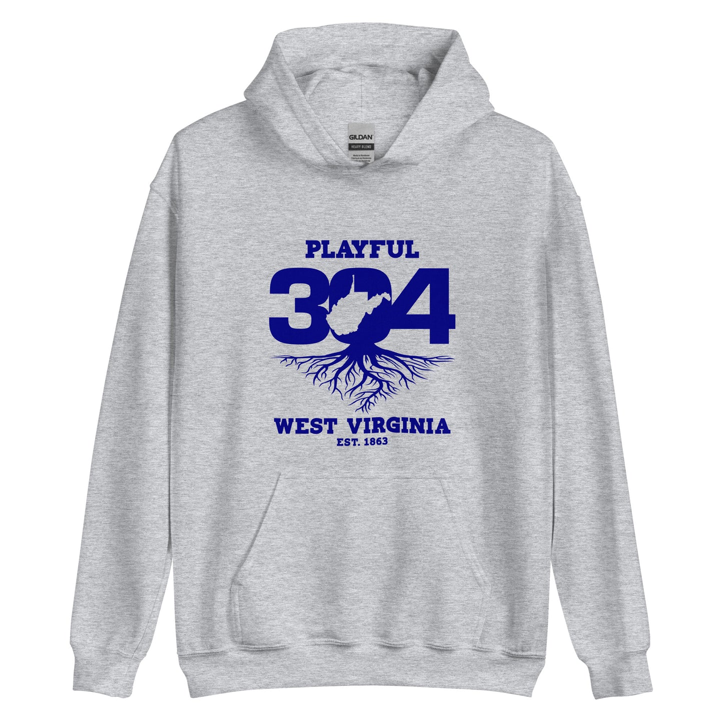 Playful WV - Blue (Unisex) Hoodie