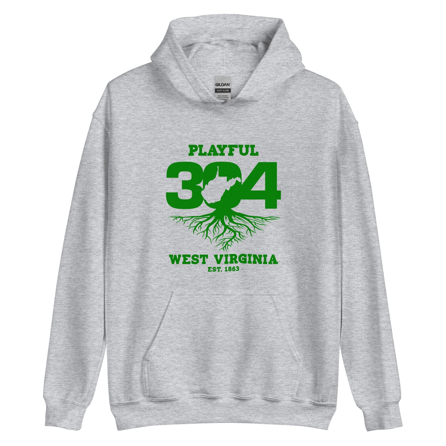 Playful WV - Green (Unisex) Hoodie