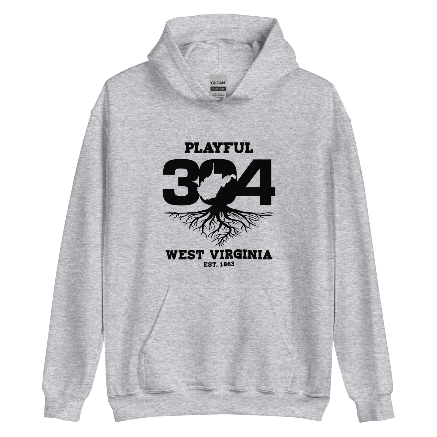 Playful WV - Black (Unisex) Hoodie