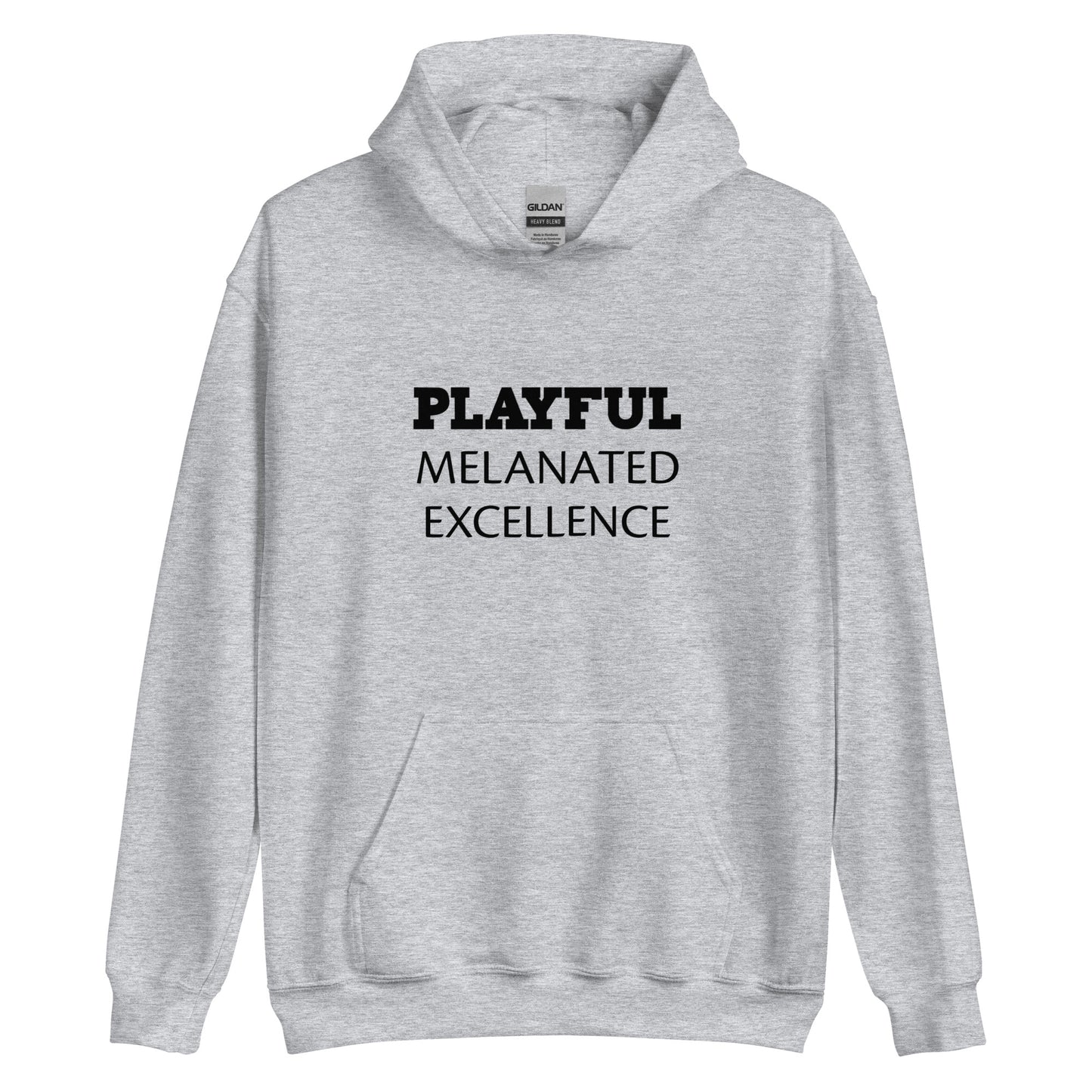 Playful Melanated Excellence (Unisex) Hoodie