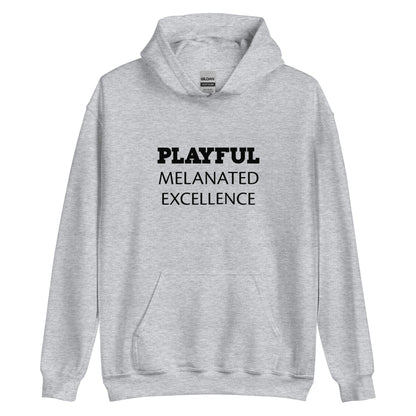 Playful Melanated Excellence (Unisex) Hoodie