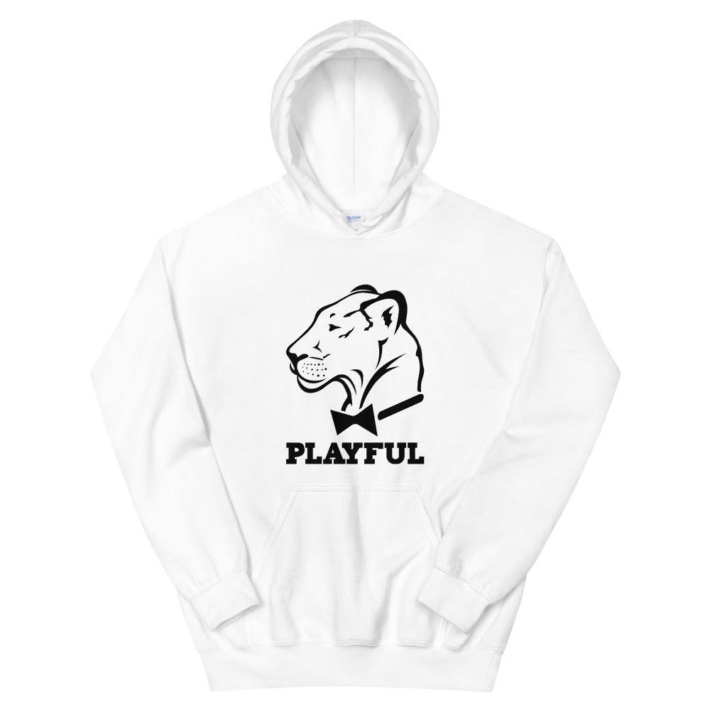 Playful Classic Black Logo (Unisex) Hoodie