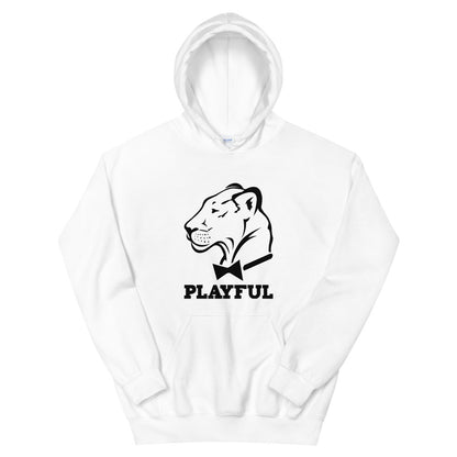 Playful Classic Black Logo (Unisex) Hoodie