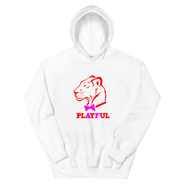 Playful AF Red/Fuchsia (Unisex) Hoodie