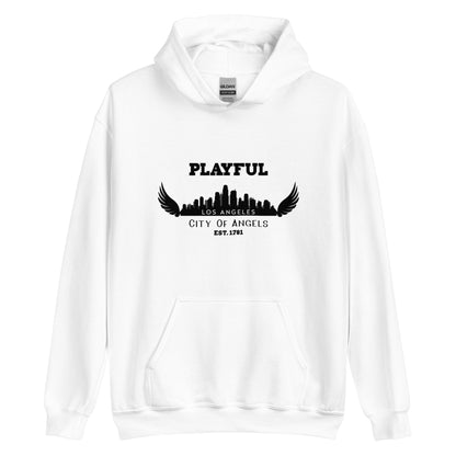 Playful Los Angeles City of Angels (Unisex) Hoodie