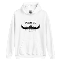 Playful Los Angeles City of Angels (Unisex) Hoodie