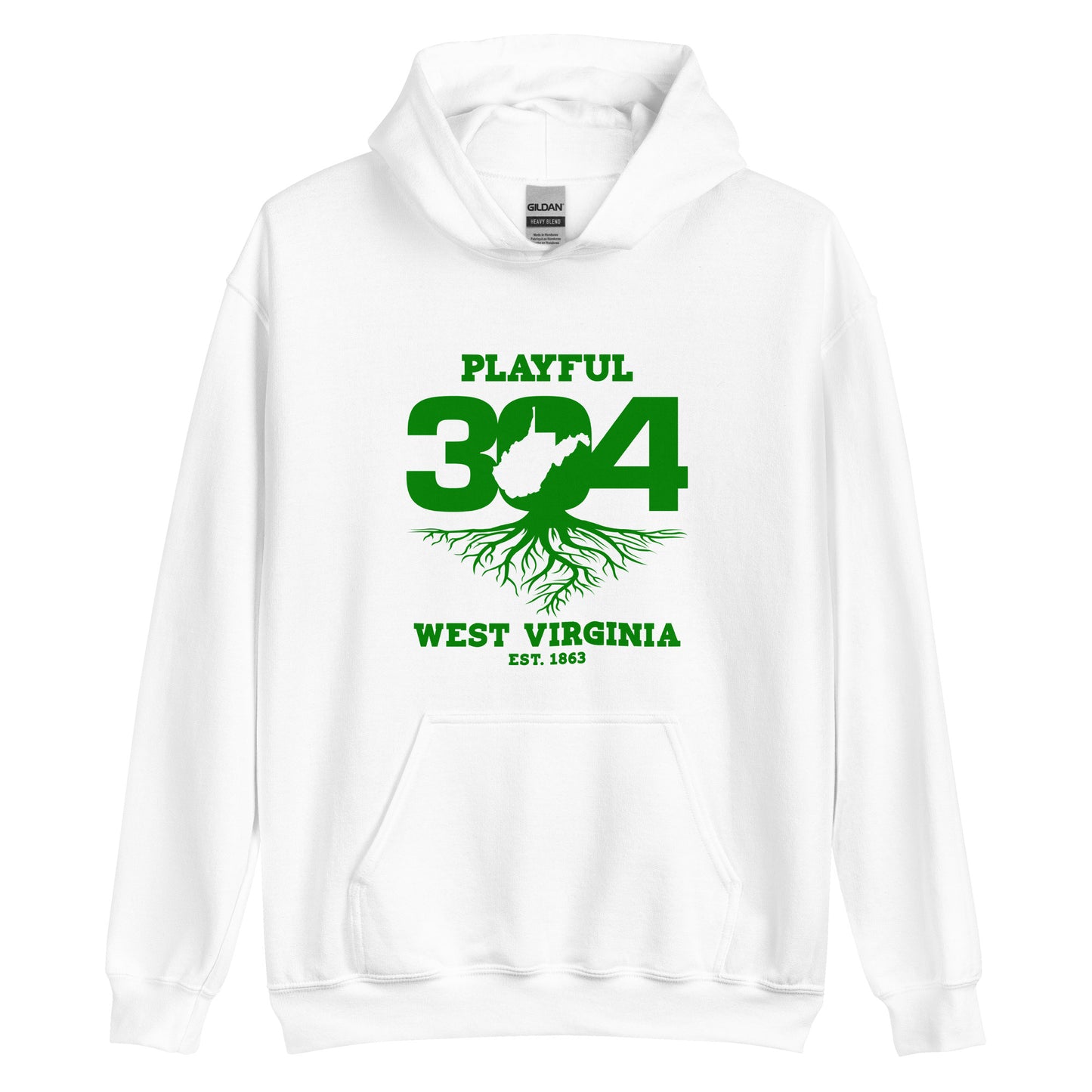 Playful WV - Green (Unisex) Hoodie
