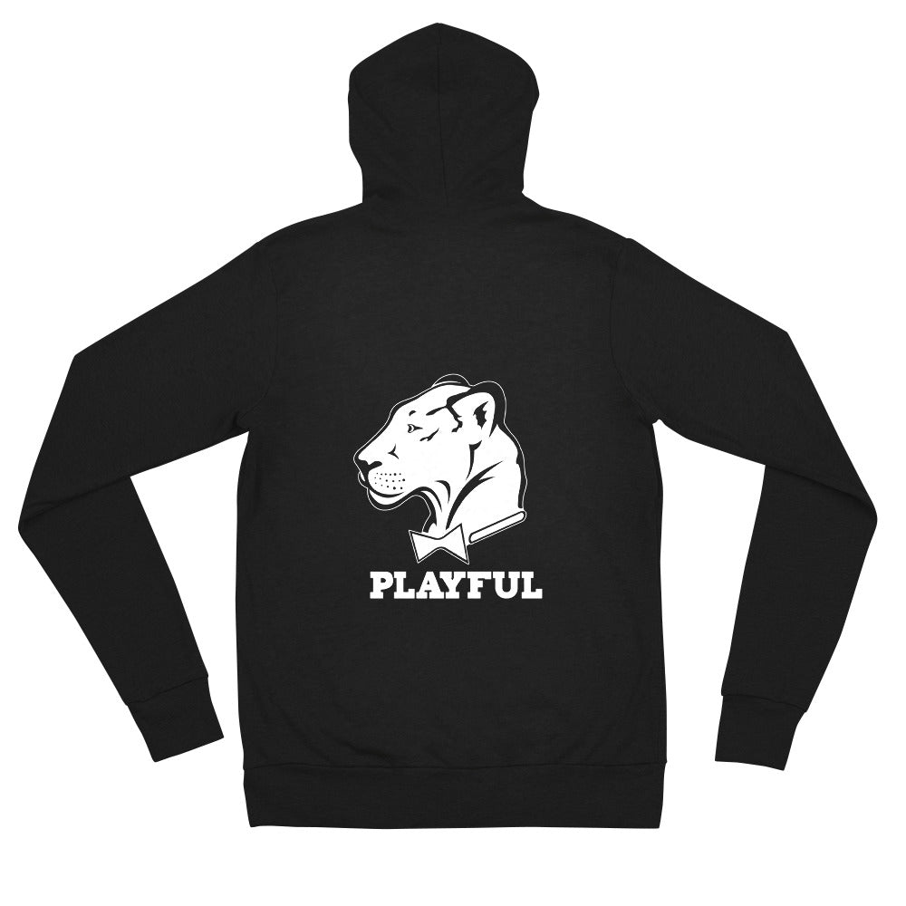 Playful Lightweight (Unisex) Zip Hoodie