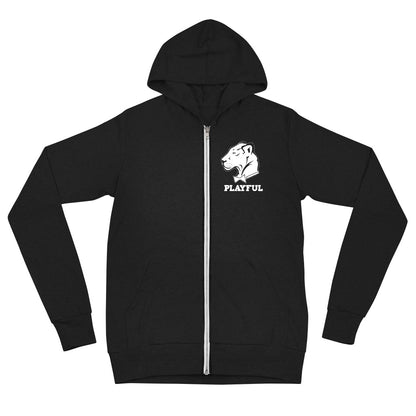 Playful Lightweight (Unisex) Zip Hoodie