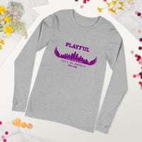 Playful Los Angeles City of Angels (Unisex) Long Sleeve Tee