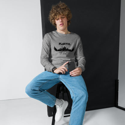 Playful Los Angeles City of Angels (Unisex) Long Sleeve Tee