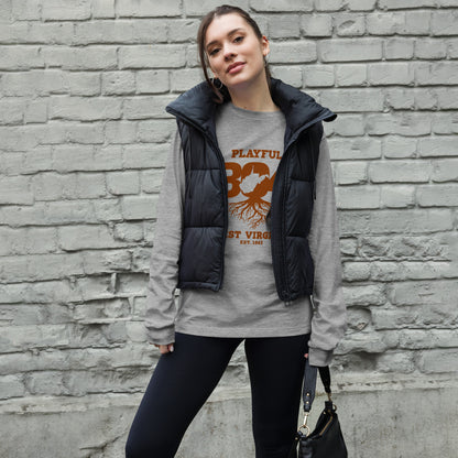 Playful WV - Brown (Unisex) Long Sleeve Tee