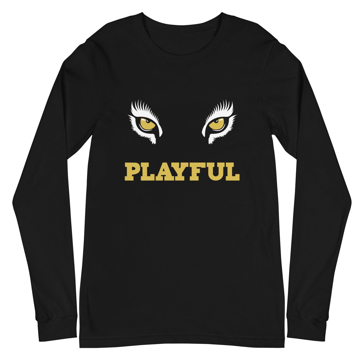 Playful Lioness Eyes Unisex Long Sleeve Tee