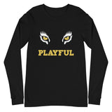 Playful Lioness Eyes Unisex Long Sleeve Tee