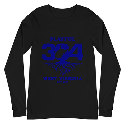 Playful WV - Blue (Unisex) Long Sleeve Tee