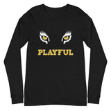 Playful Lioness Eyes Unisex Long Sleeve Tee