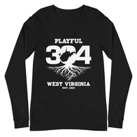 Playful WV - White (Unisex) Long Sleeve Tee