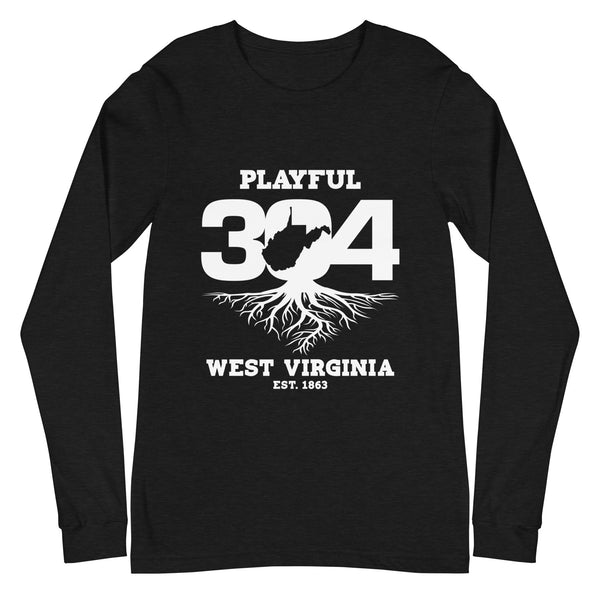 Playful WV - White (Unisex) Long Sleeve Tee
