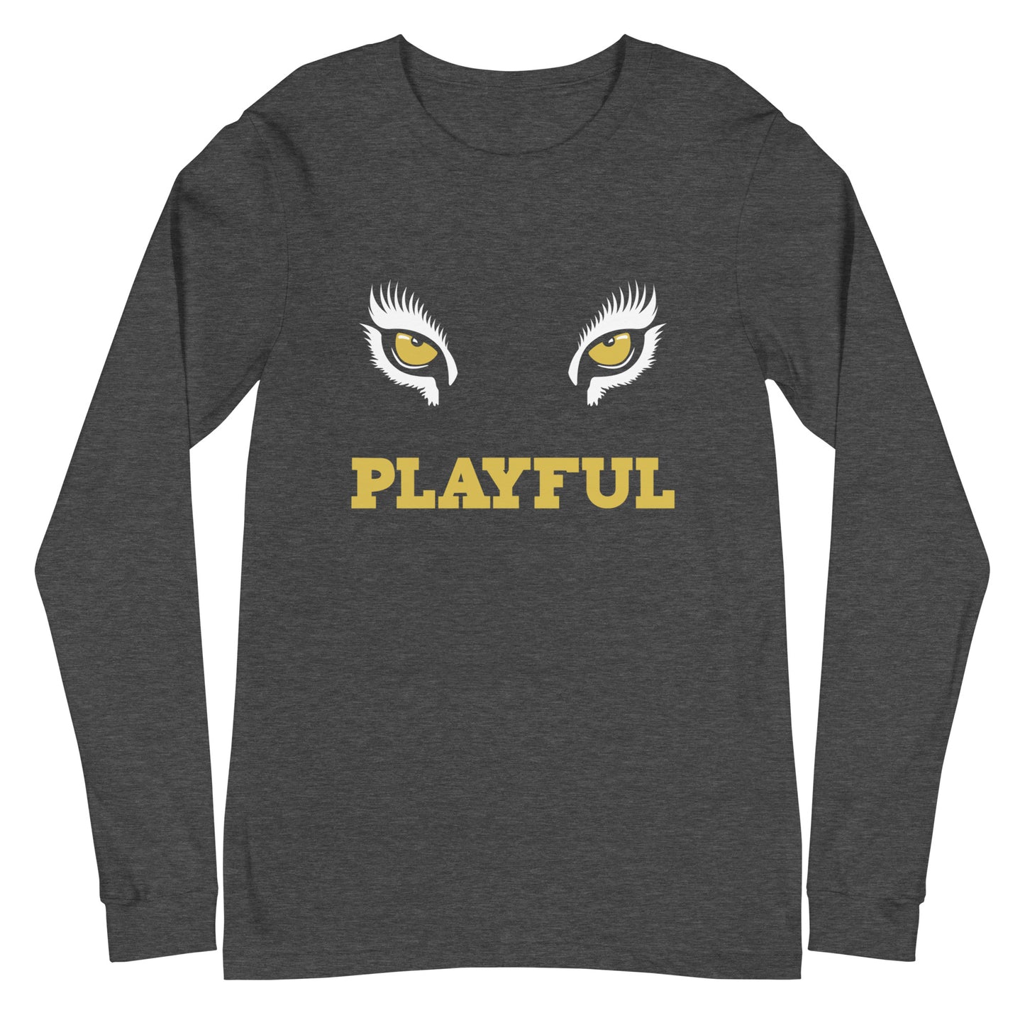 Playful Lioness Eyes Unisex Long Sleeve Tee