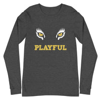 Playful Lioness Eyes Unisex Long Sleeve Tee